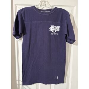 Vintage 1982 Kenny Rogers US Tour Concert Shirt Sz S Blue